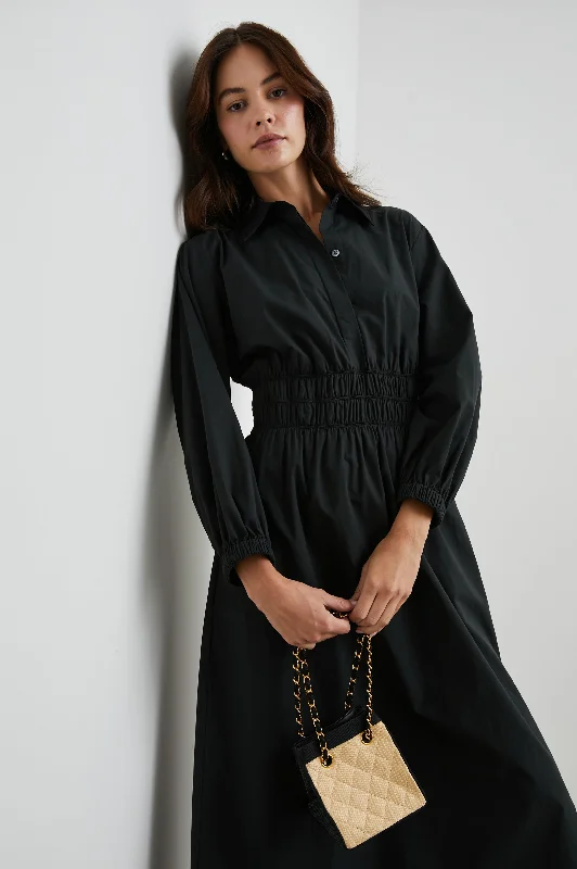 FRAYA DRESS - BLACK