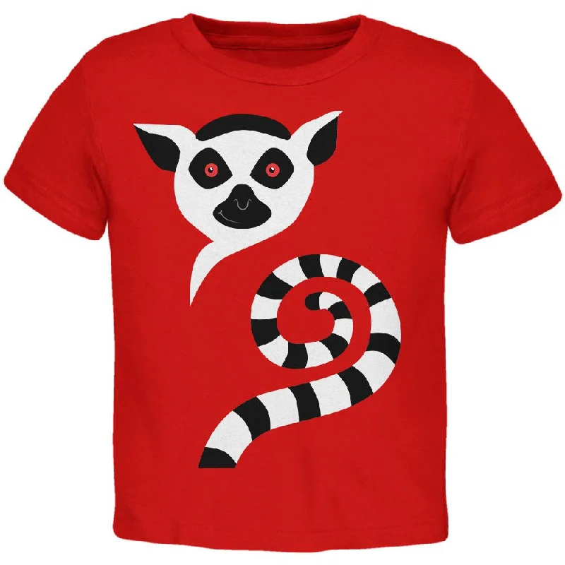 Ring-Tailed Lemur Monkey of Madagascar Toddler T Shirt