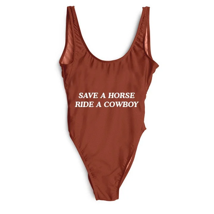 SAVE A HORSE RIDE A COWBOY [SWIMSUIT]