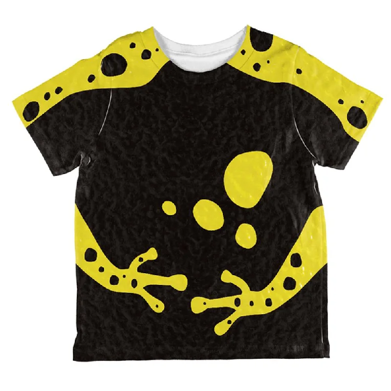 Yellow Banded Poison Dart Frog Costume All Over Toddler T Shirt