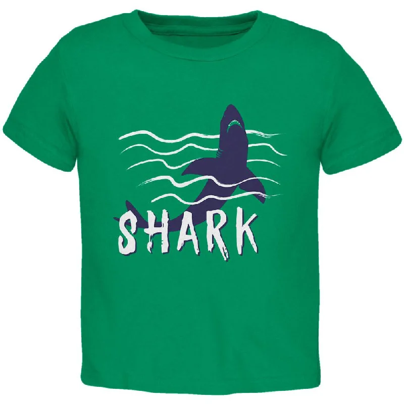 Summer Sun Shark Rising Waves Toddler T Shirt