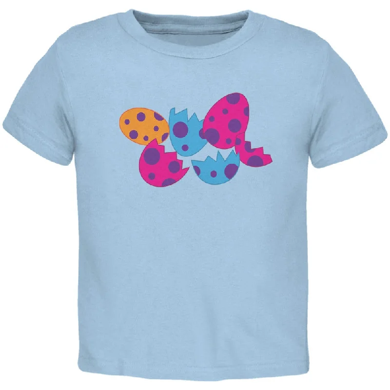 Jurassic Dinosaur Dino Eggs Light Blue Toddler T-Shirt