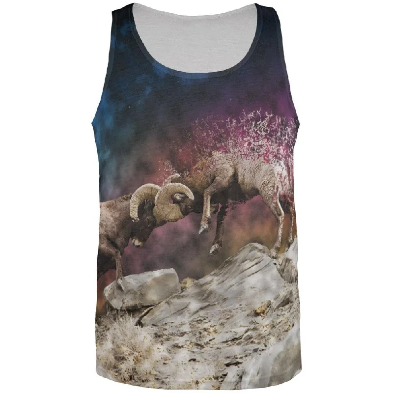 Ram Smash All Over Adult Tank Top