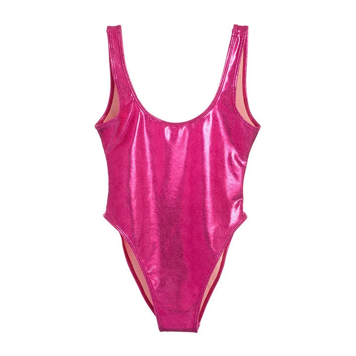 METALLIC PINK [BLANK SWIMSUIT]