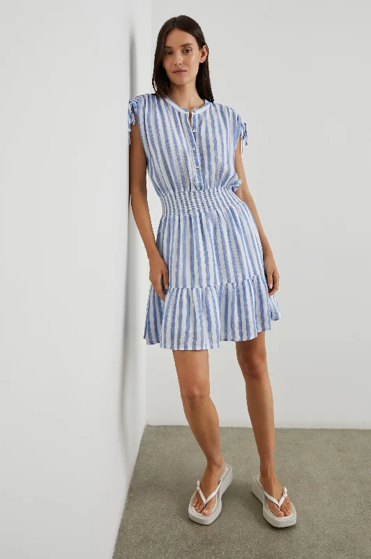 SAMINA DRESS - CASABLANCA STRIPE