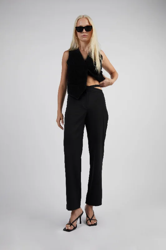 ASYMMETRIC WAIST PANT