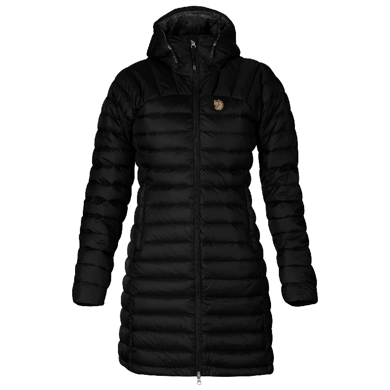 Fjallraven Women's Snowflake Hooded Parka Black Size X-Small