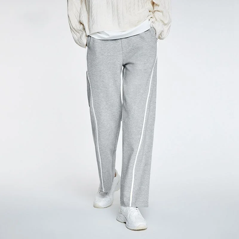 Women Casual Contrast Color Sweatpants