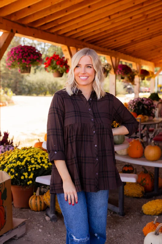 Addie Plaid Button Down | Ash