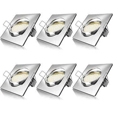 LUSTREON 3.5W 68 LED Square LED Ceiling Light Non-dimmable Recessed Downlight Spotlight AC220-240V