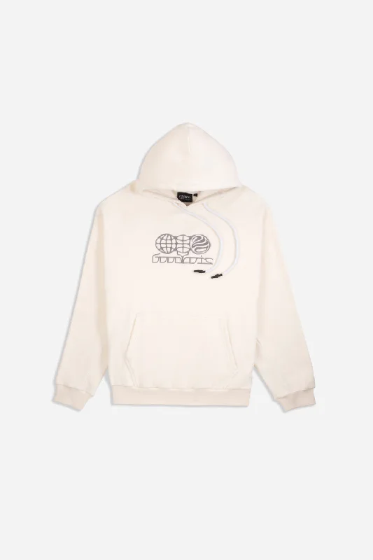 ALIEN FLEECE HOODY OFFWHITE