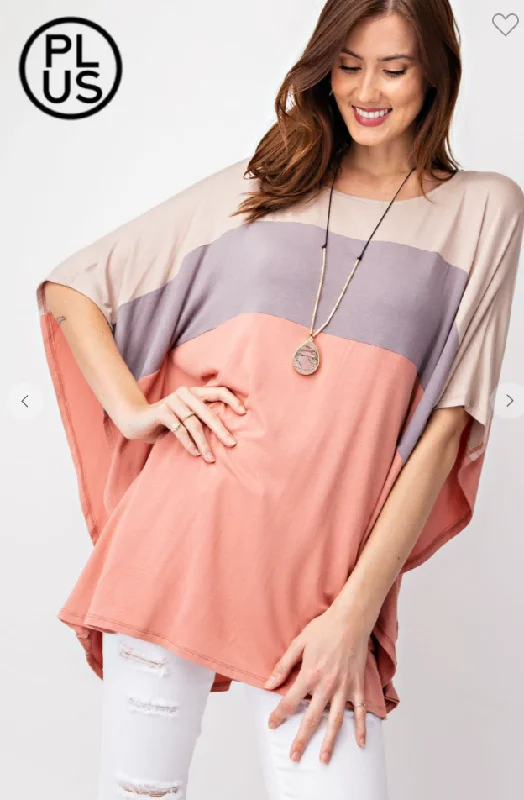 Color Block Knit Top - 2 Colors