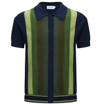 Fred Mod Knit Dark Blue/Green Gradient