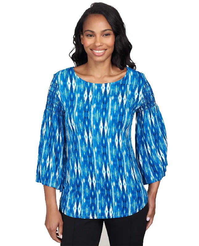 Ruby Road Fall Wonders Ikat Mirage Knit Top