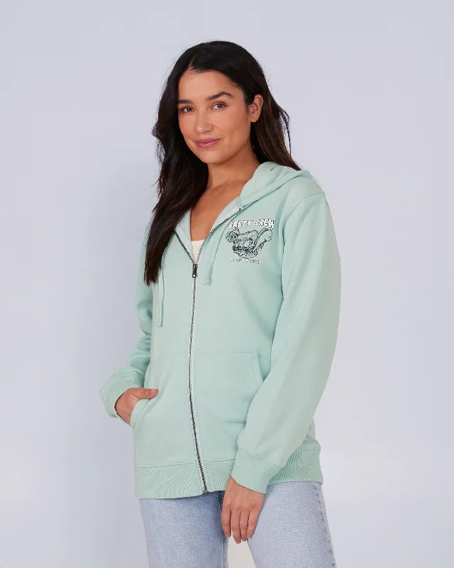 Shaka Zip Hoody - Jade