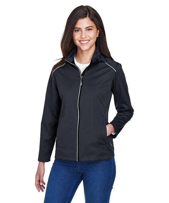 CE708W - Core 365 Ladies Techno Lite Three-Layer Knit Tech-Shell