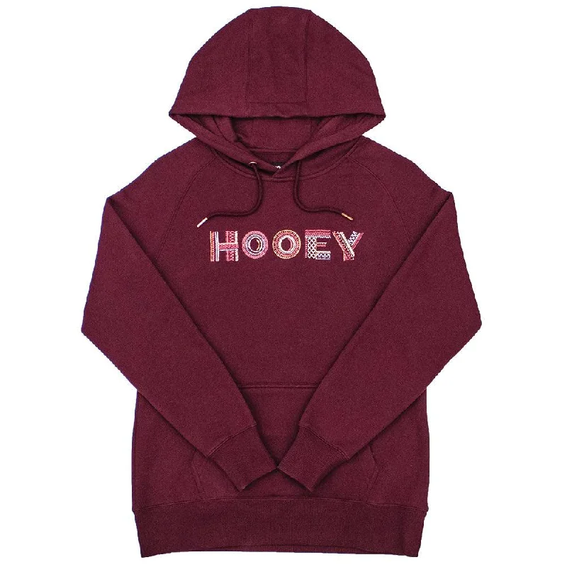 'Hooey' Women's "Artisan" Hoody - Burgundy