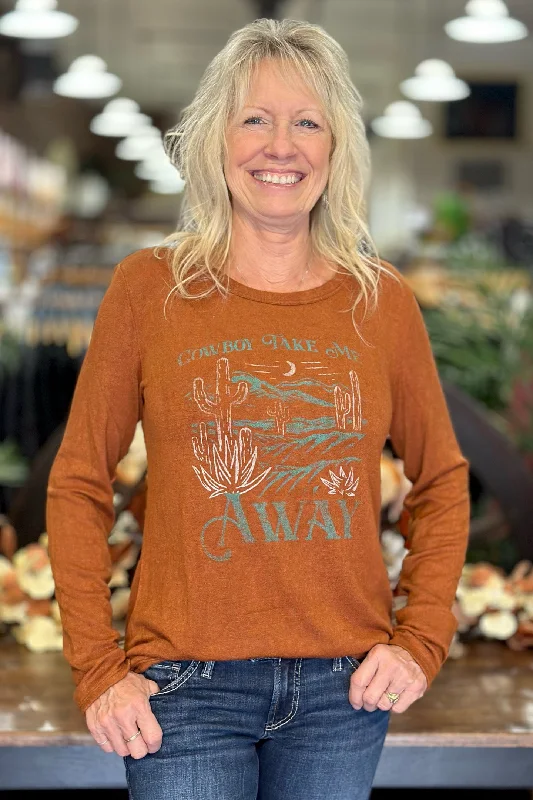 Knit Cowboy Take Me Away Top