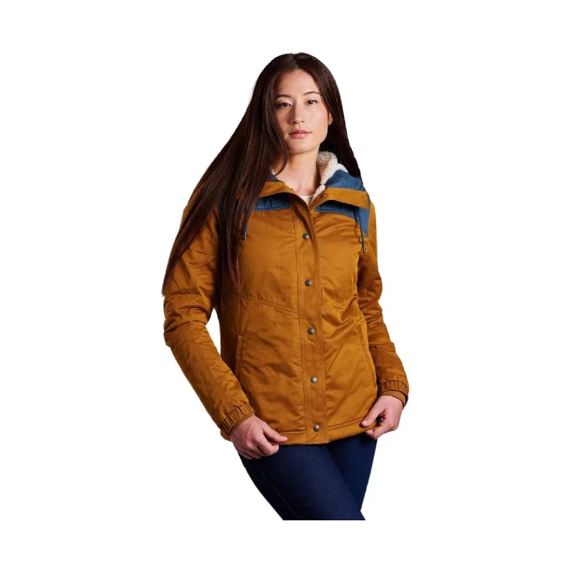 Kuhl Women's Celeste Lined Hoody - Antique Gold/Dusty Blue - ONLINE STORE CREDIT/EXCHANGE ONLY