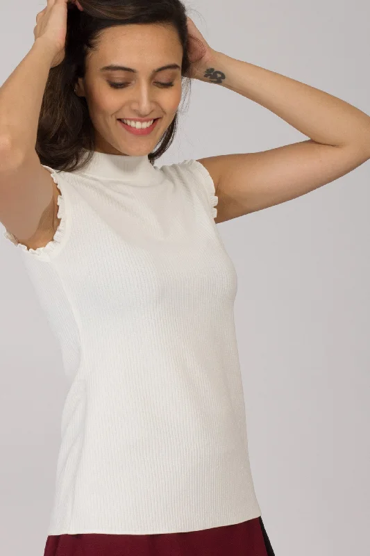 Santiago High Neck Knit Top