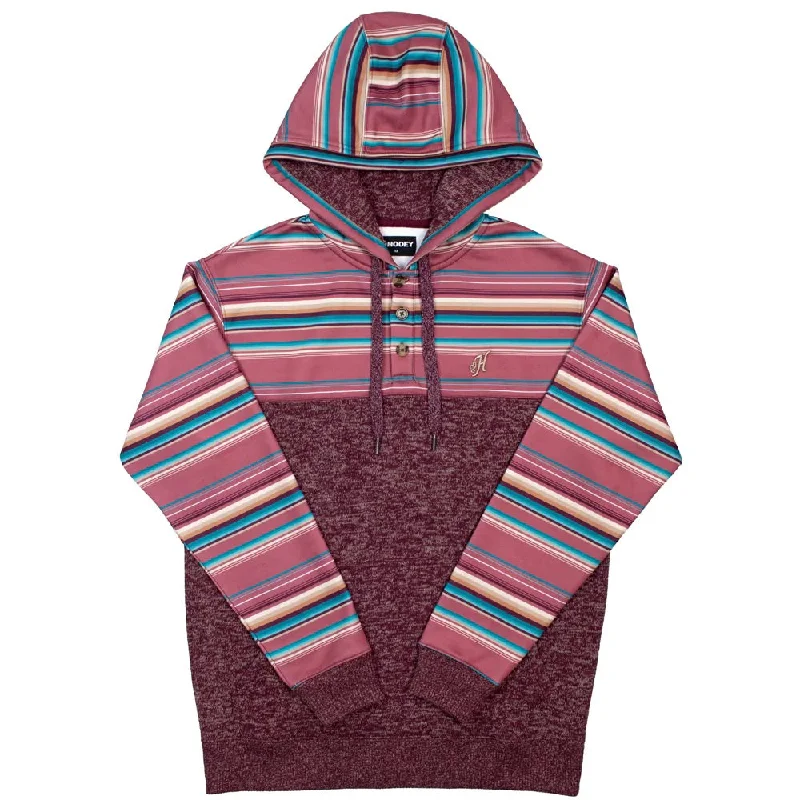 'Hooey' Women's "Jimmy" Hoody - Serape / Maroon