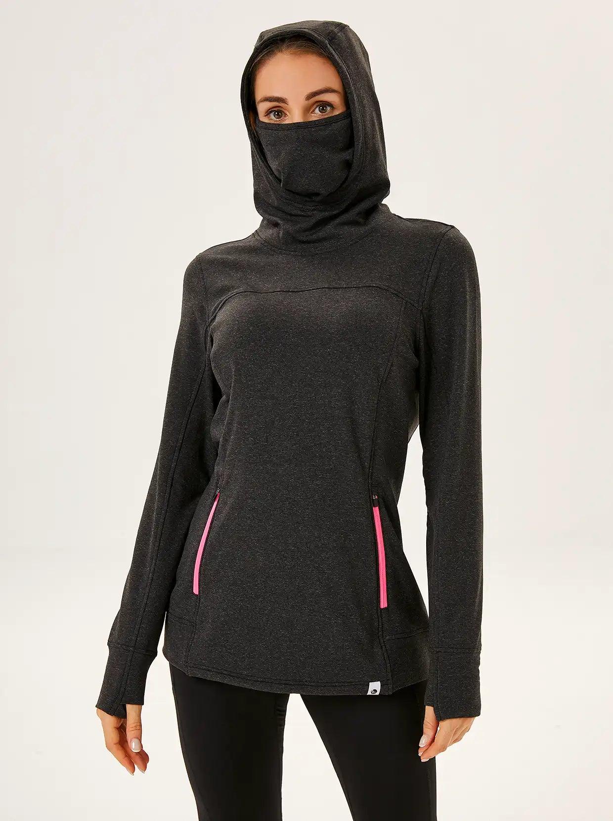 Women's Hooded Thermal Top with Neck Gaiter