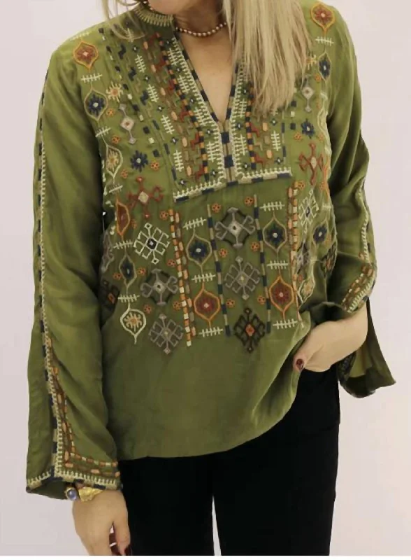 Luca Blouse In Green