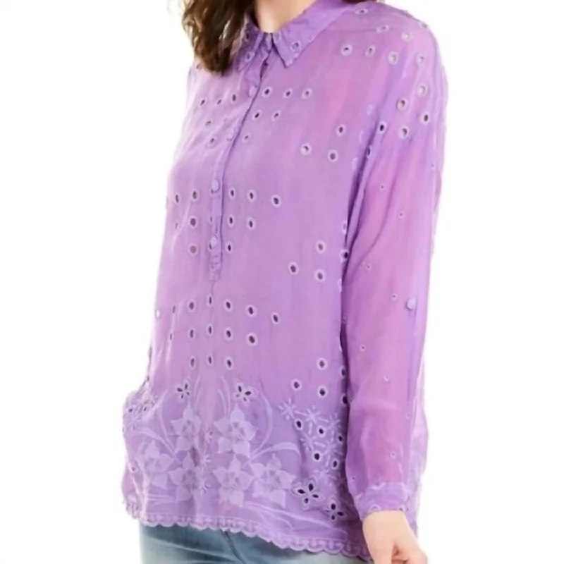 Mindy Blouse In Purple