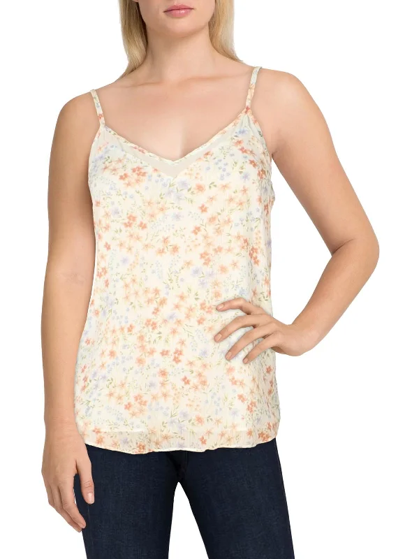 Womens Chiffon Floral Blouse