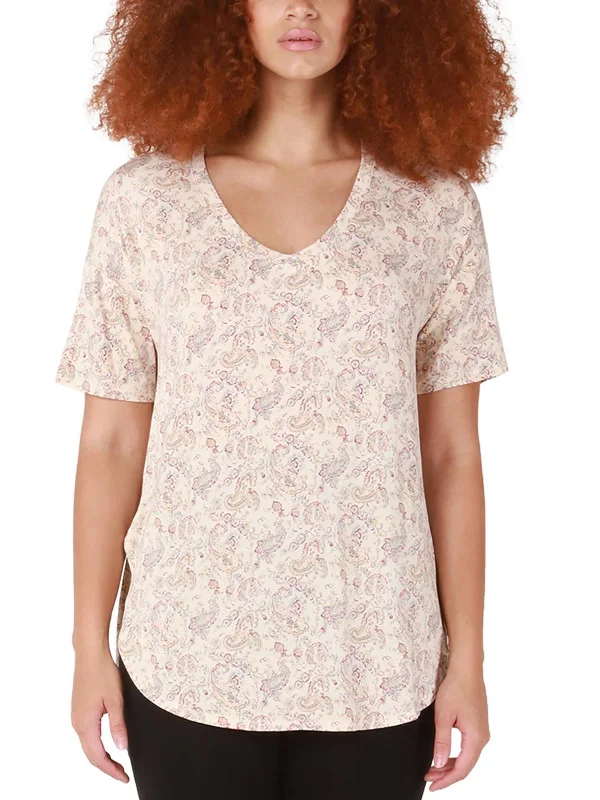 Womens Modal Paisley Blouse