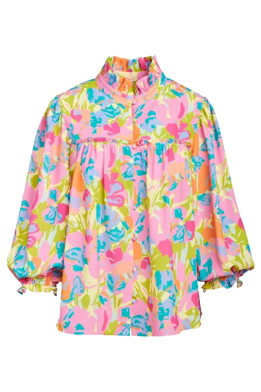 Worth Blouse In Floral Haze