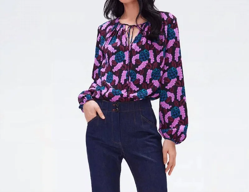 Freddie Blouse In Autumn Berries