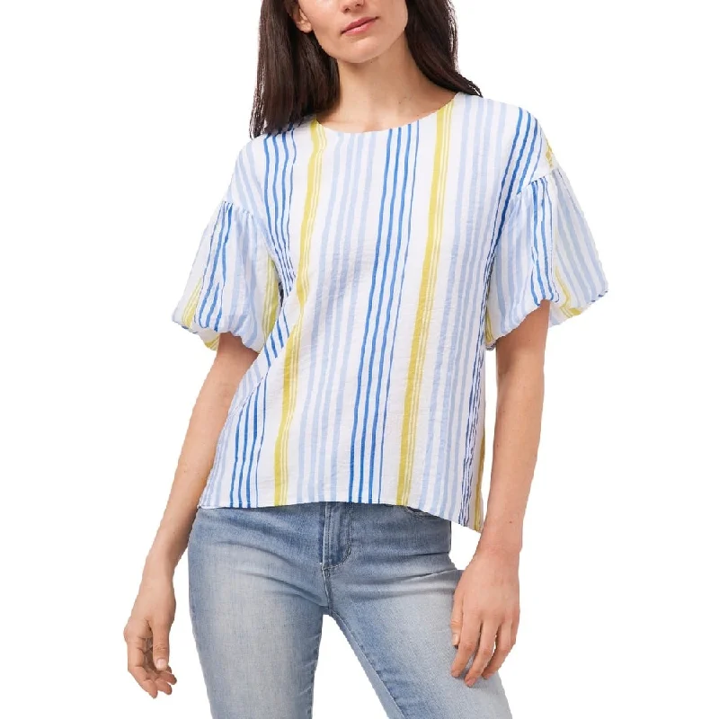 Riley & Rae Women's Harriet Striped Blouse White Size XX-Large