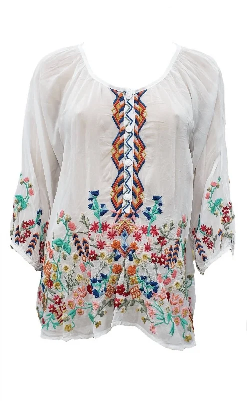 Women's Sarah Blouse In White