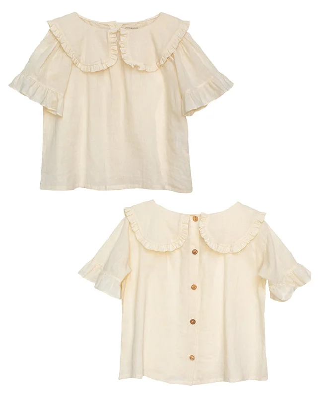 yellowpelota Kids Valentina Blouse in Natural