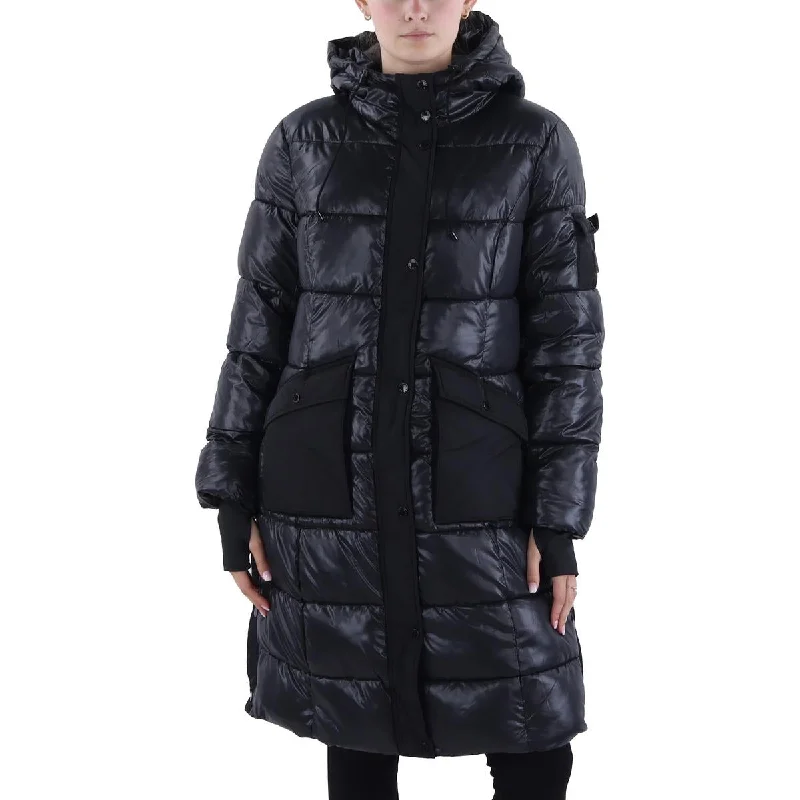 Womens Quilted Cold Weather Puffer Jacket