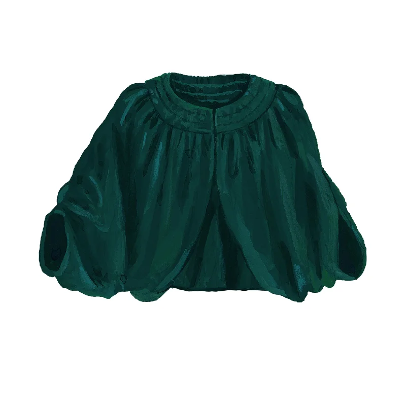 1930s Velvet Capelet