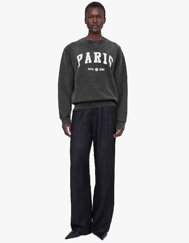 Ramona Sweatshirt University Paris - Washed Black