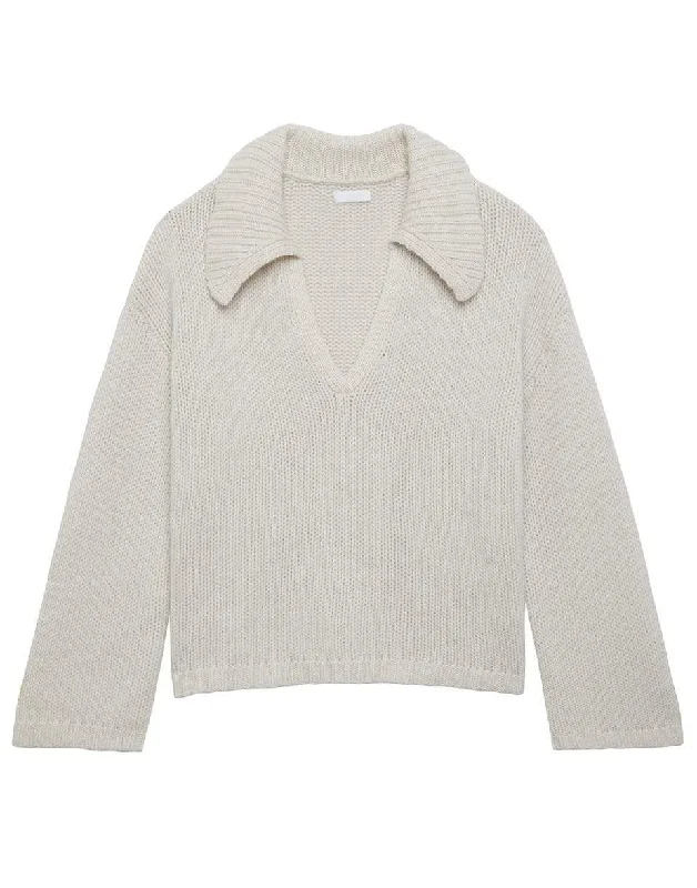 Wide Collar Sweater